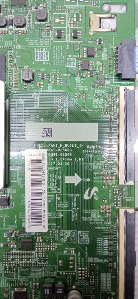 TK238 SAMSUNG UE49MU6170U LABEL
